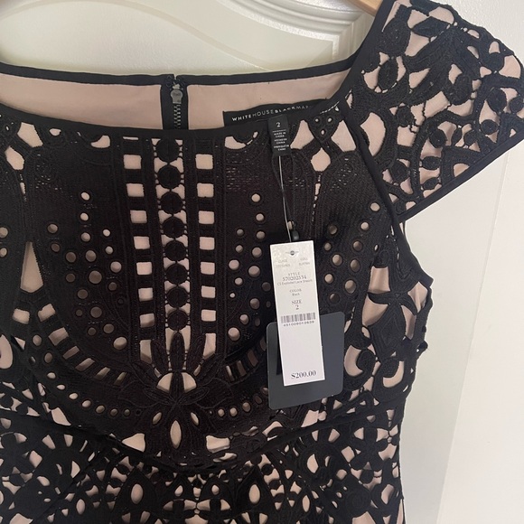 NWT White House Black Market Lace Dress - Picture 4 of 4